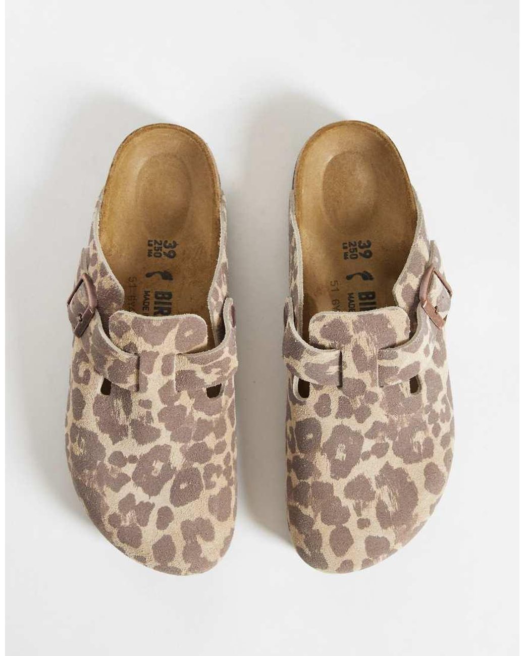 Birkenstock Brown Boston Narrow Fit Clogs