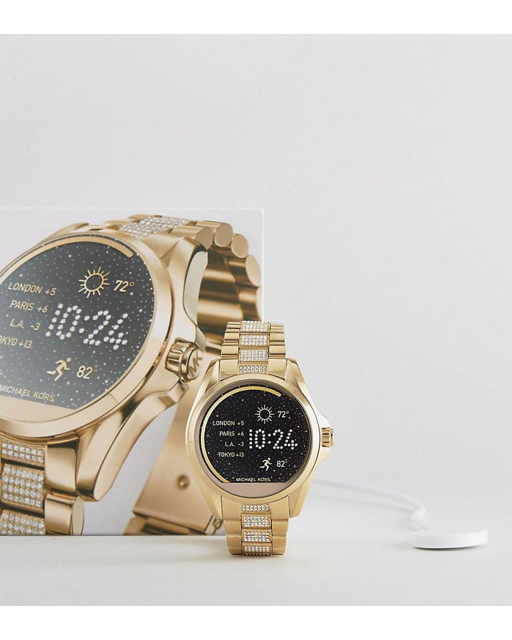 Reloj inteligente con brillo dorado Bradshaw Access de Michael Kors de  hombre | Lyst