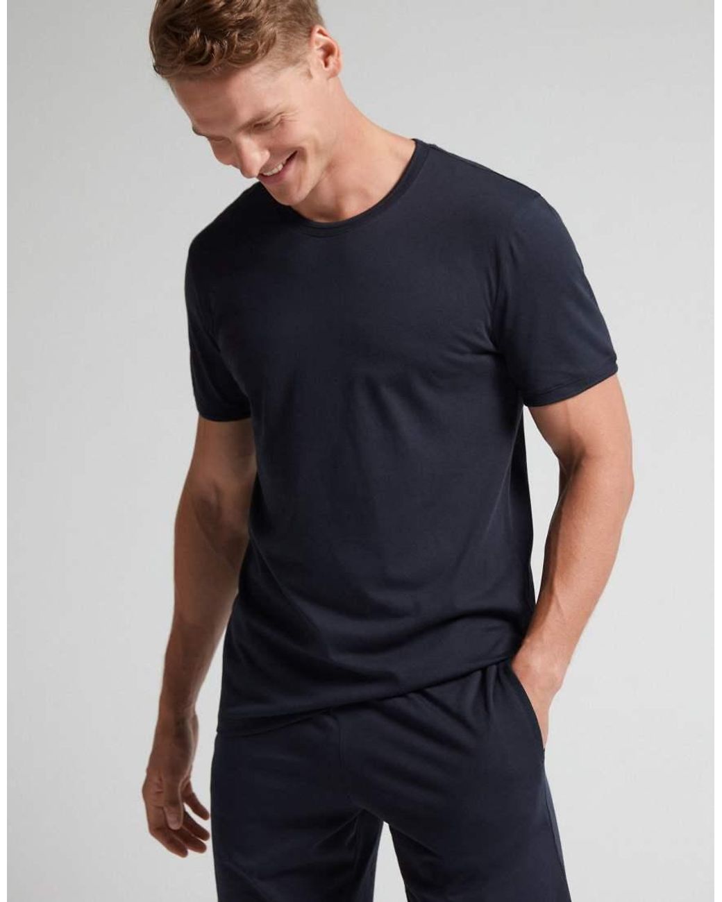 Intimissimi Blue Short Superior Cotton Pyjamas for men