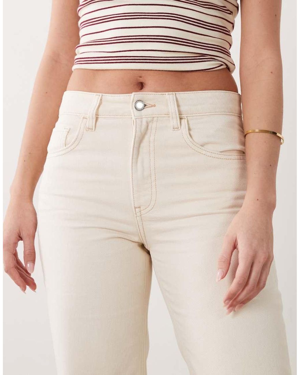 Mango Natural Theita 100% Cotton Flared Jean