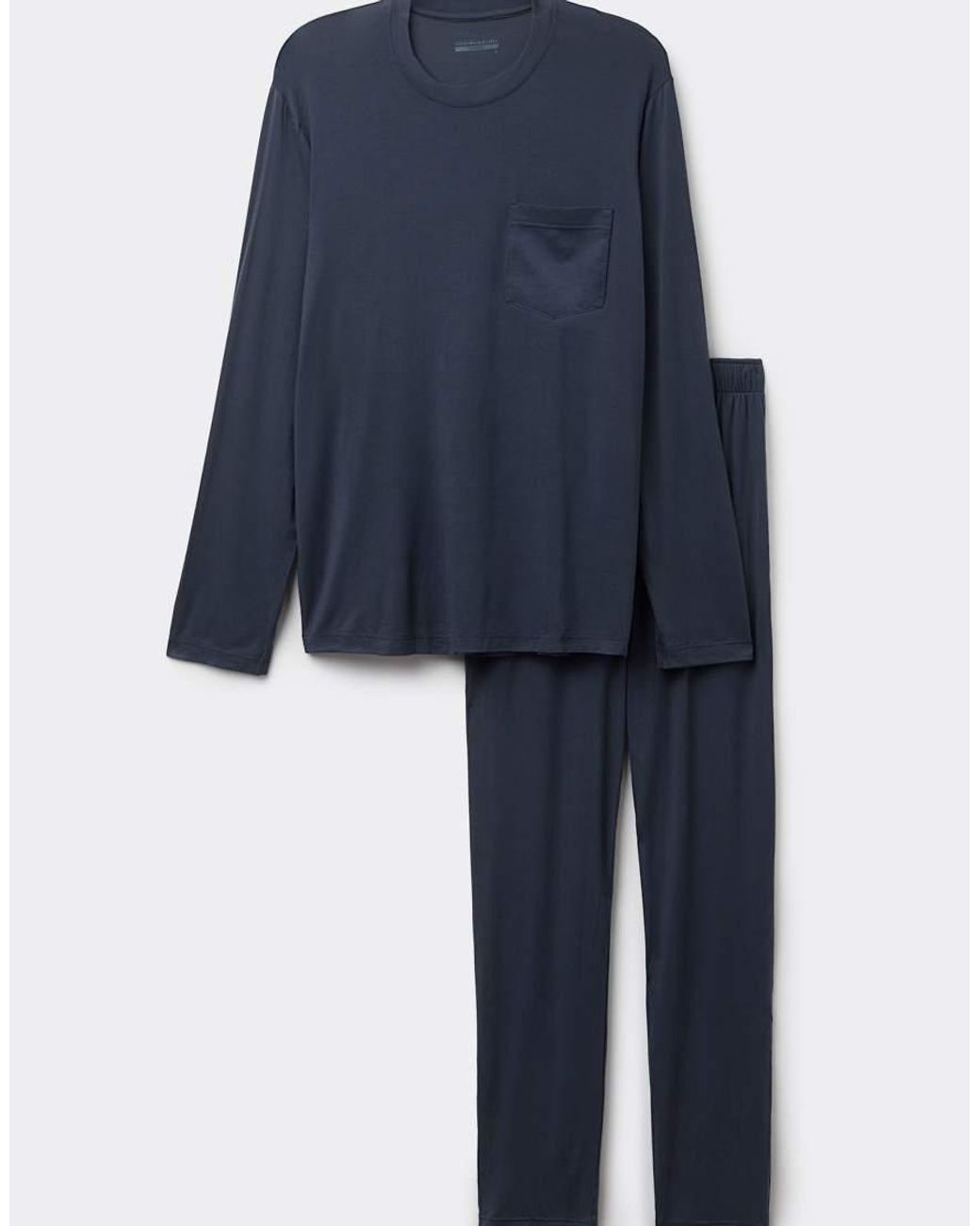 Intimissimi Blue Long Micromodal Pyjamas for men