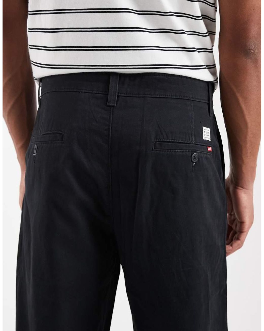Levi's Black Xx Chino baggy Trousers for men