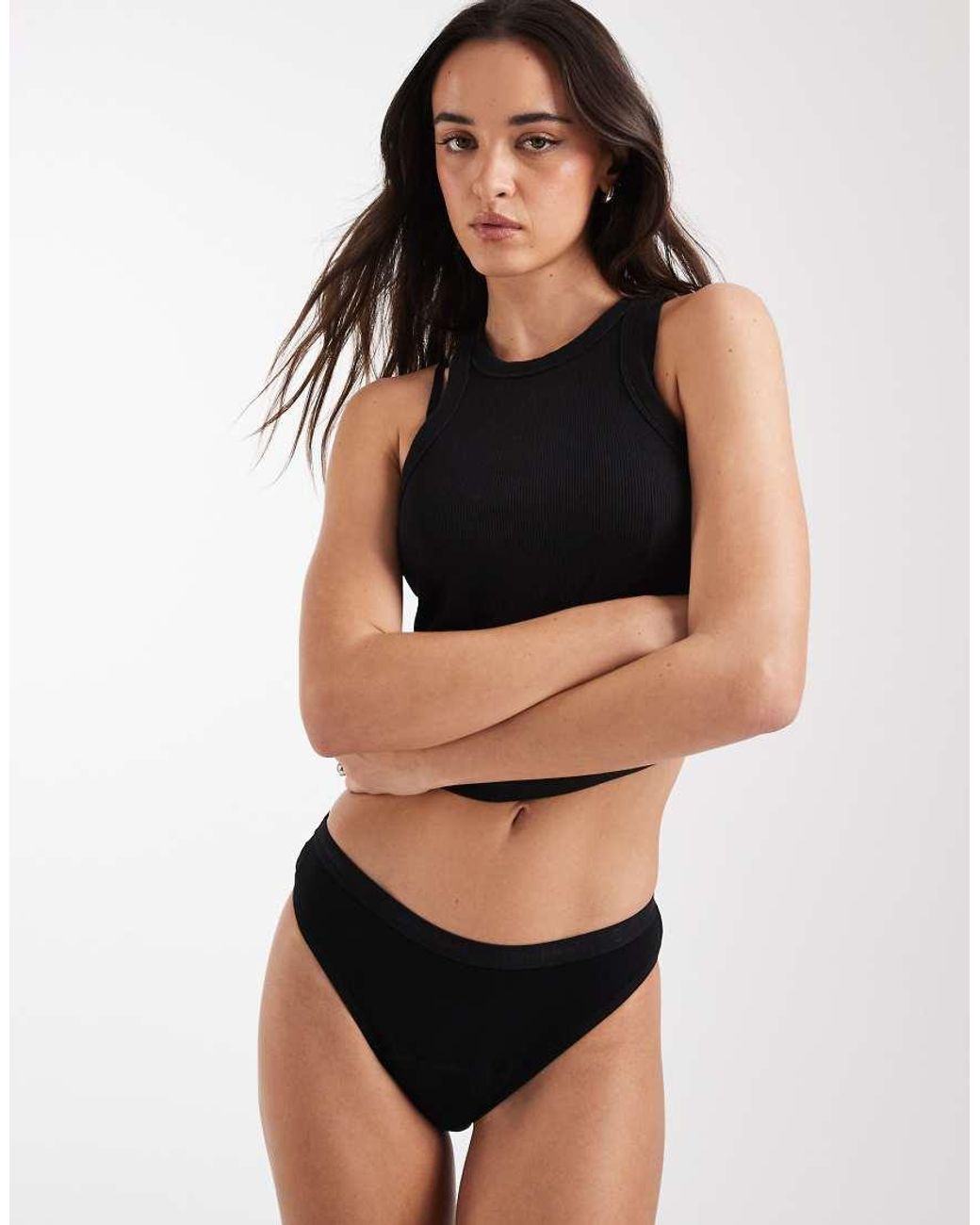 Modibodi Black Classic Moderate Absorbency Period Brief