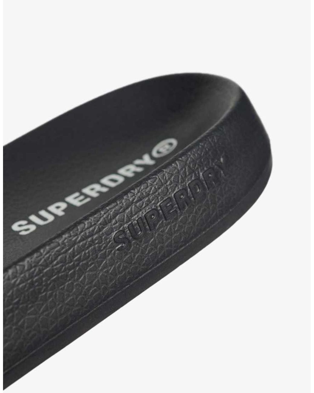 Superdry Gray City Luxe Pool Sliders