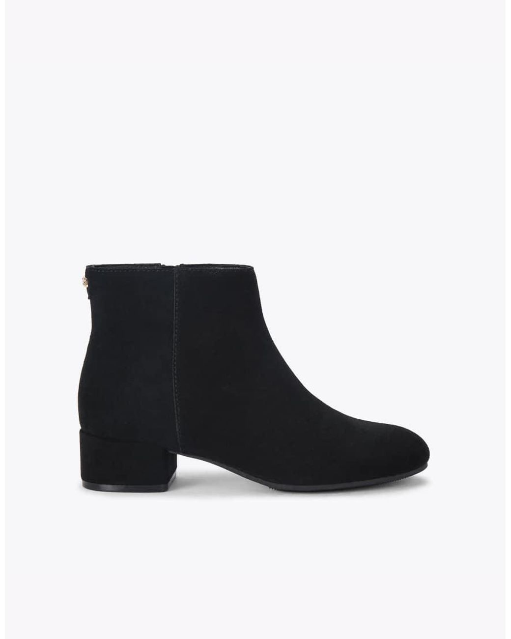 Carvela Kurt Geiger Black Gaia Low Ankle Boots