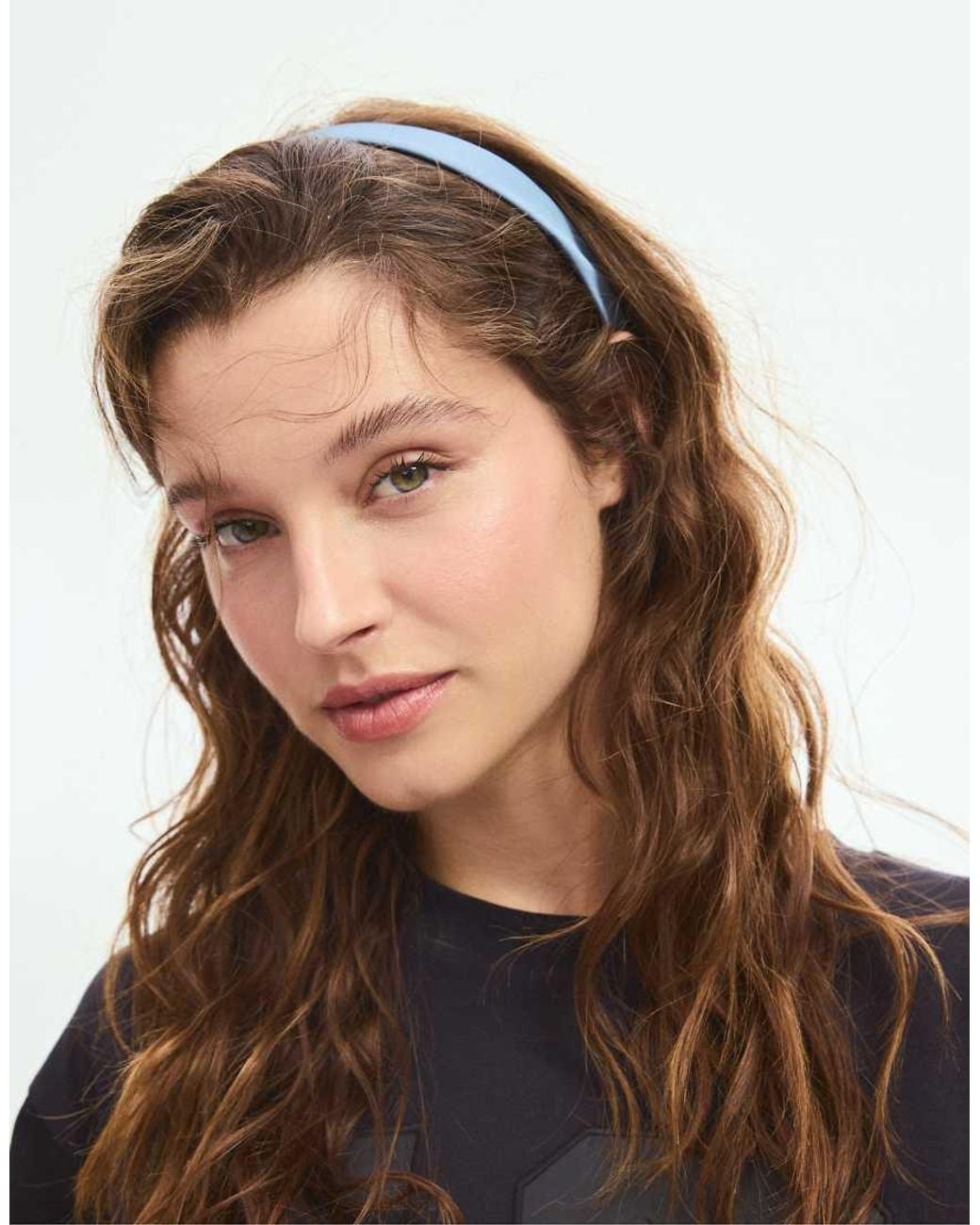Stradivarius White Set Of 3 Elasticated Sports Fur Headbands