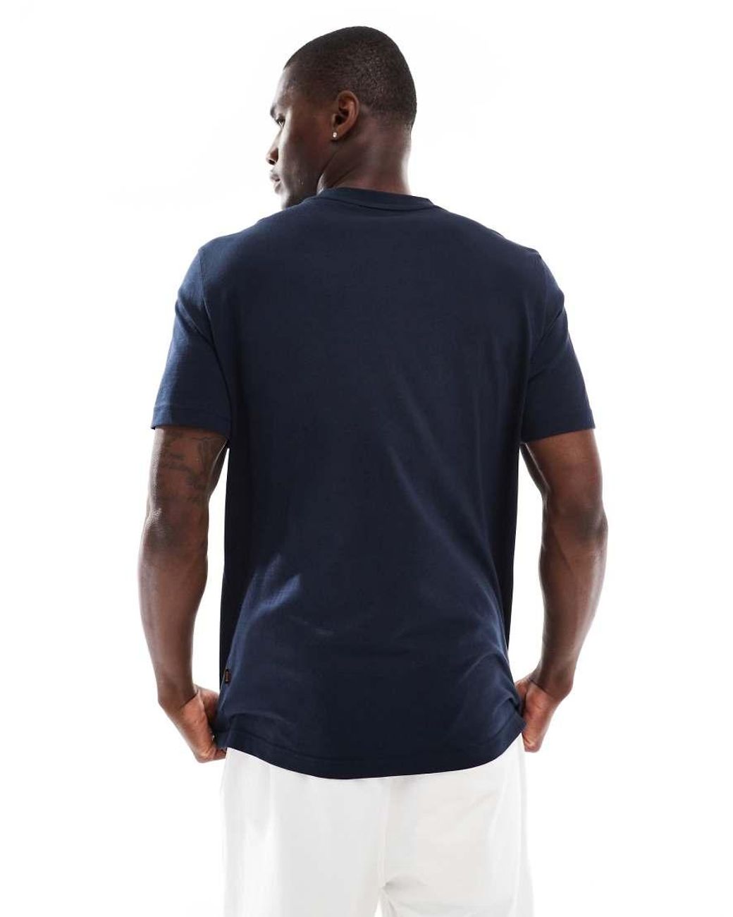 Boss Blue Chest Print T-shirt for men