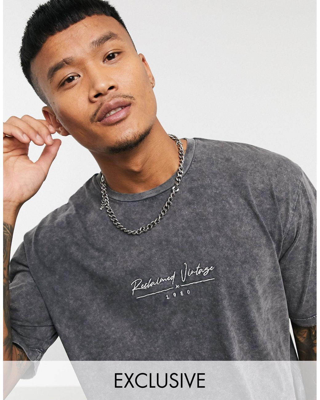 Vintage grey t shirt sale