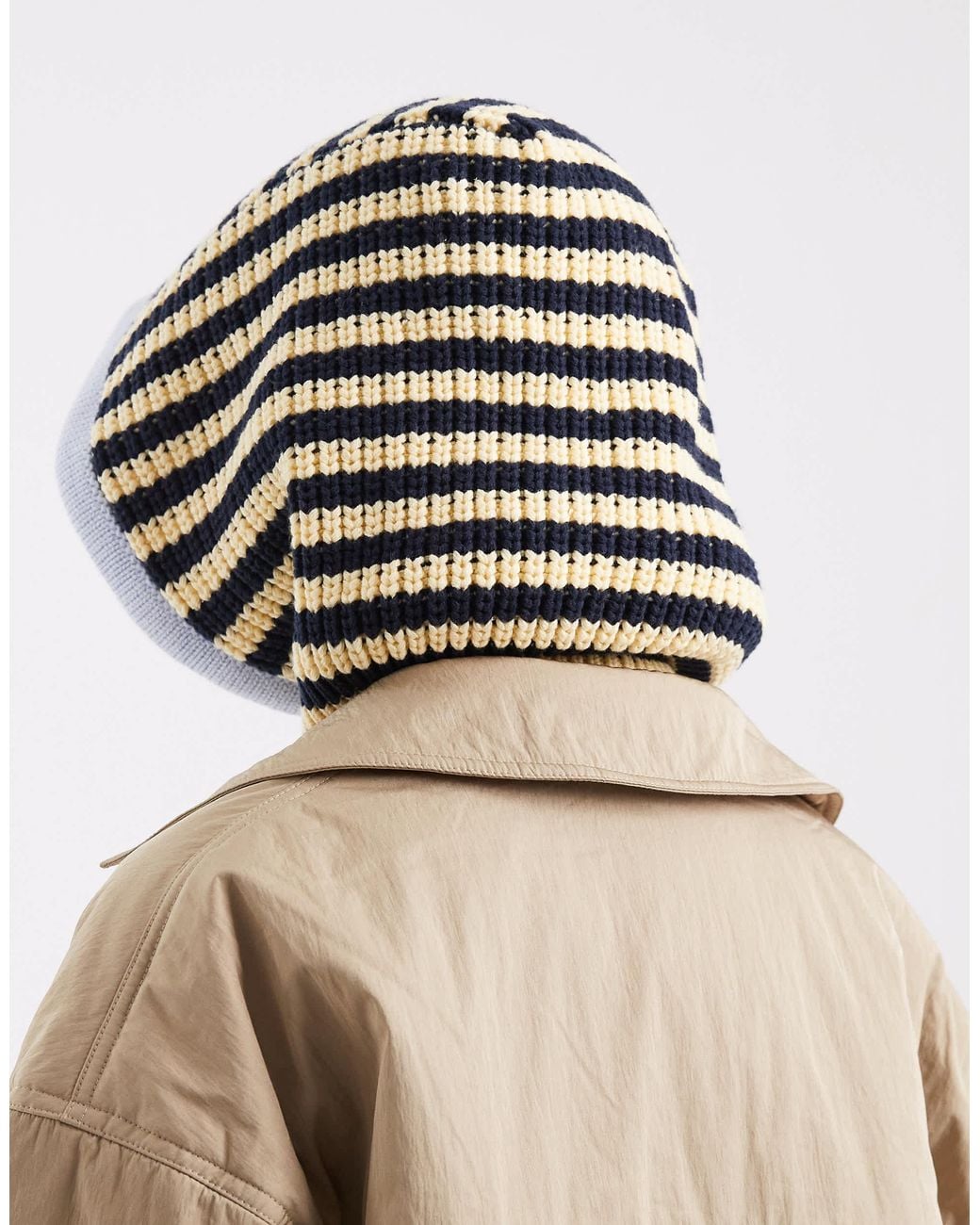 Tommy Hilfiger Yellow Script Logo Knit Bonnet