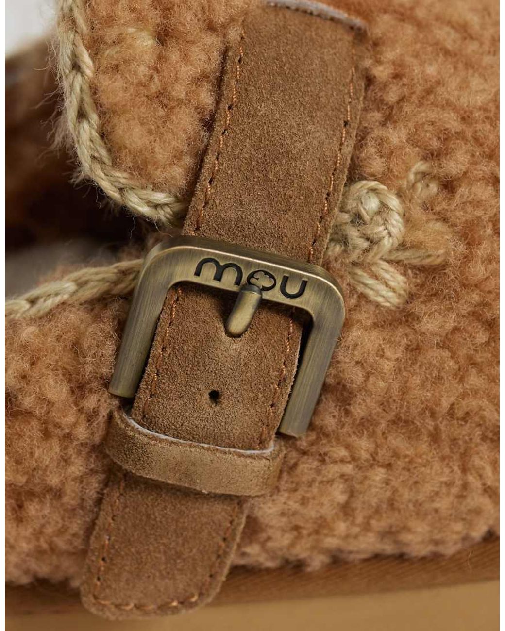 Mou Natural Sheepskin Slippers