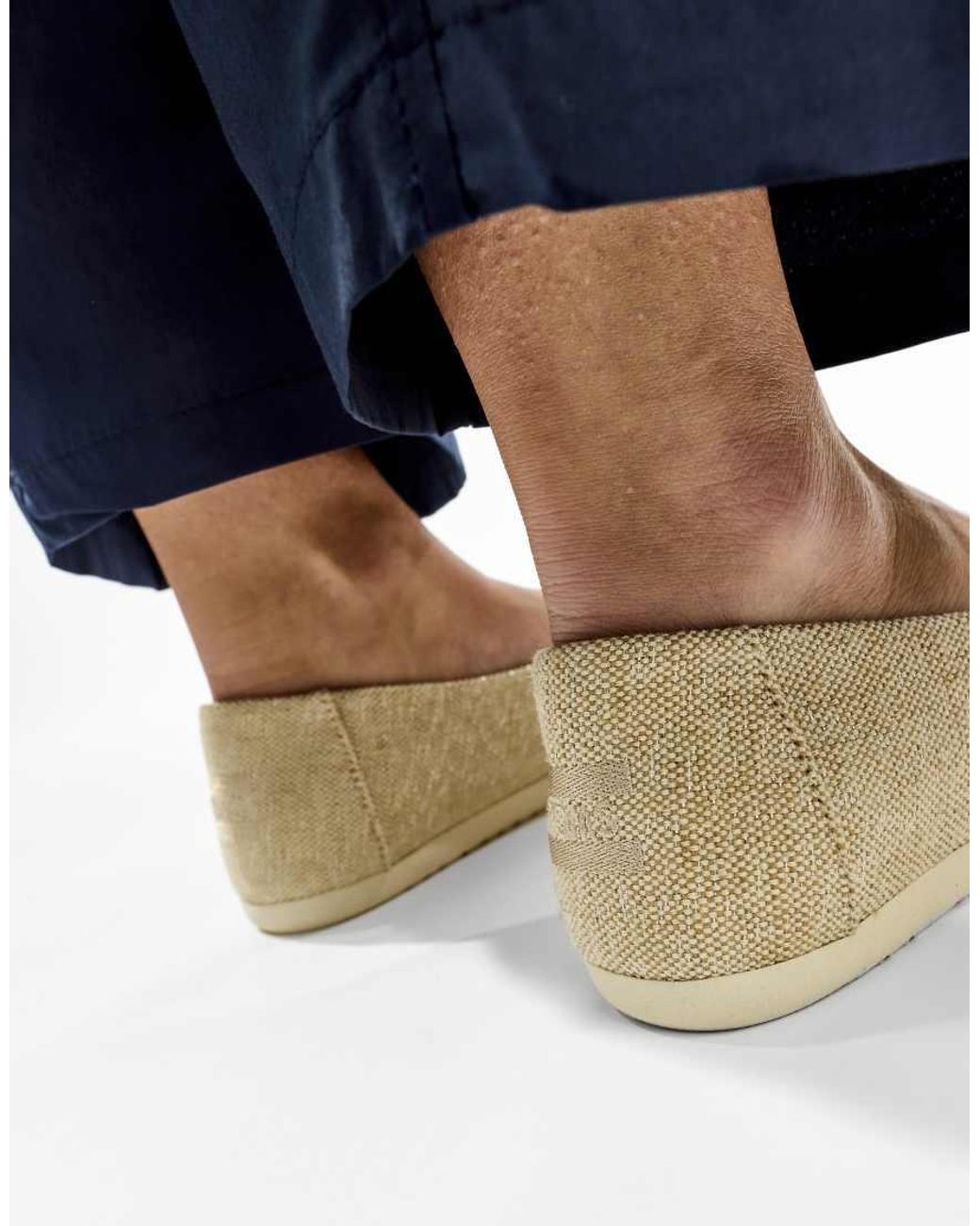 TOMS Blue Alpargata Ballet