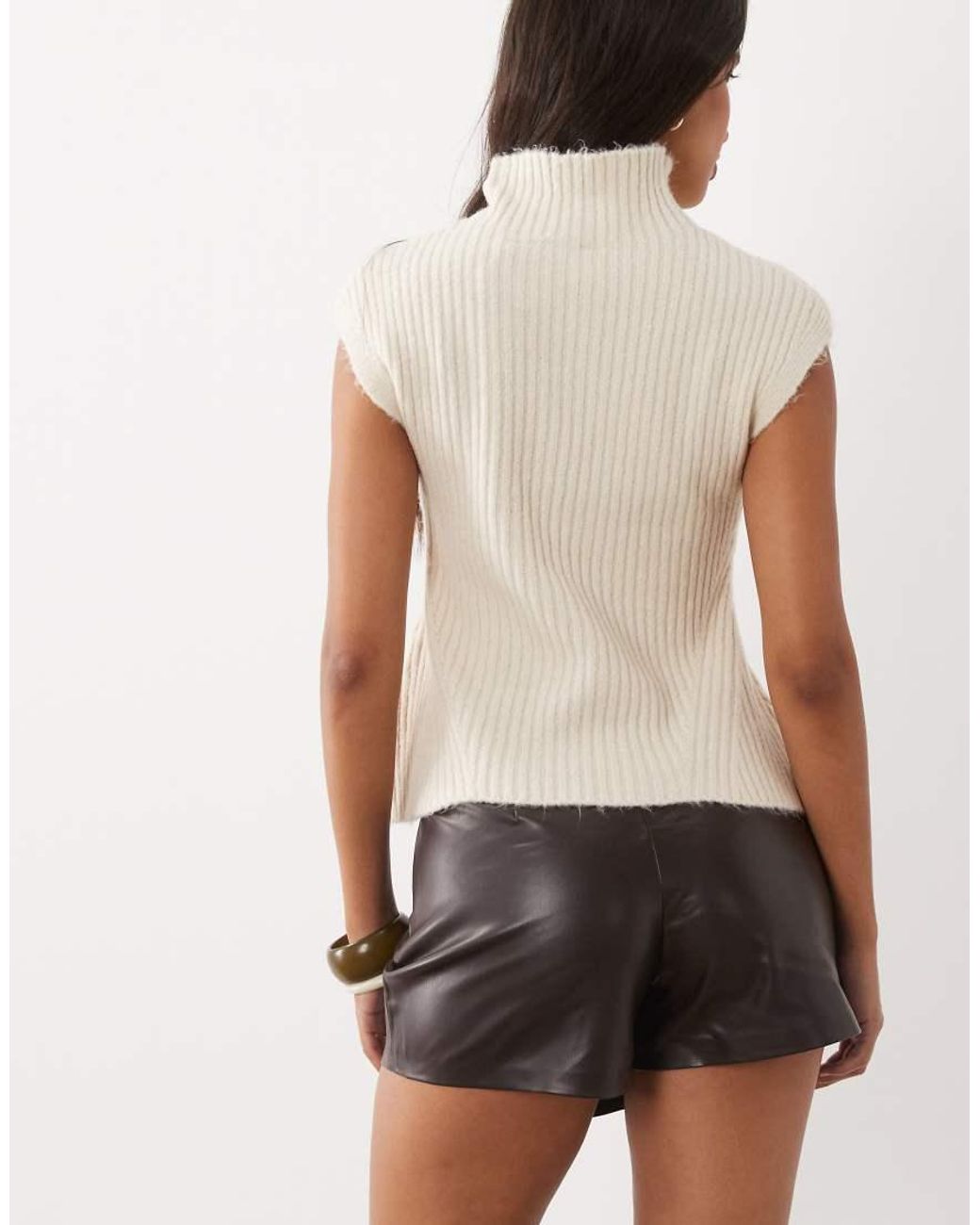 Minigonna di Mango in Brown