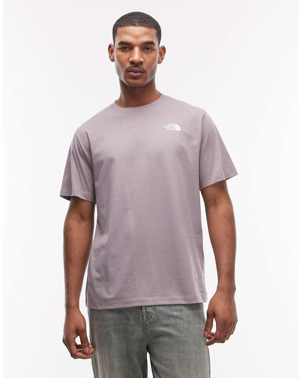 The North Face Purple Half Dome Backprint T-shirt for men