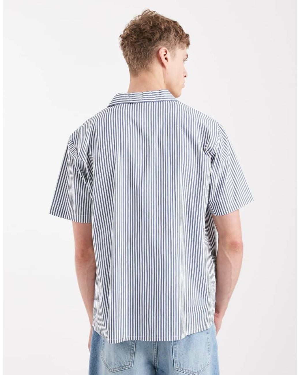 Camisa Playera A Rayas De Sol Beach de hombre de color Blue