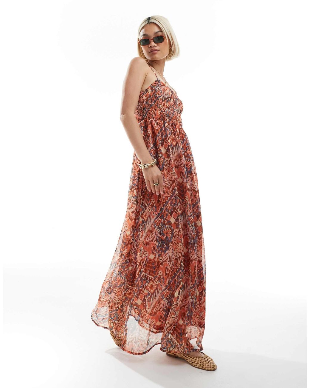 ONLY Red – camisole-maxikleid