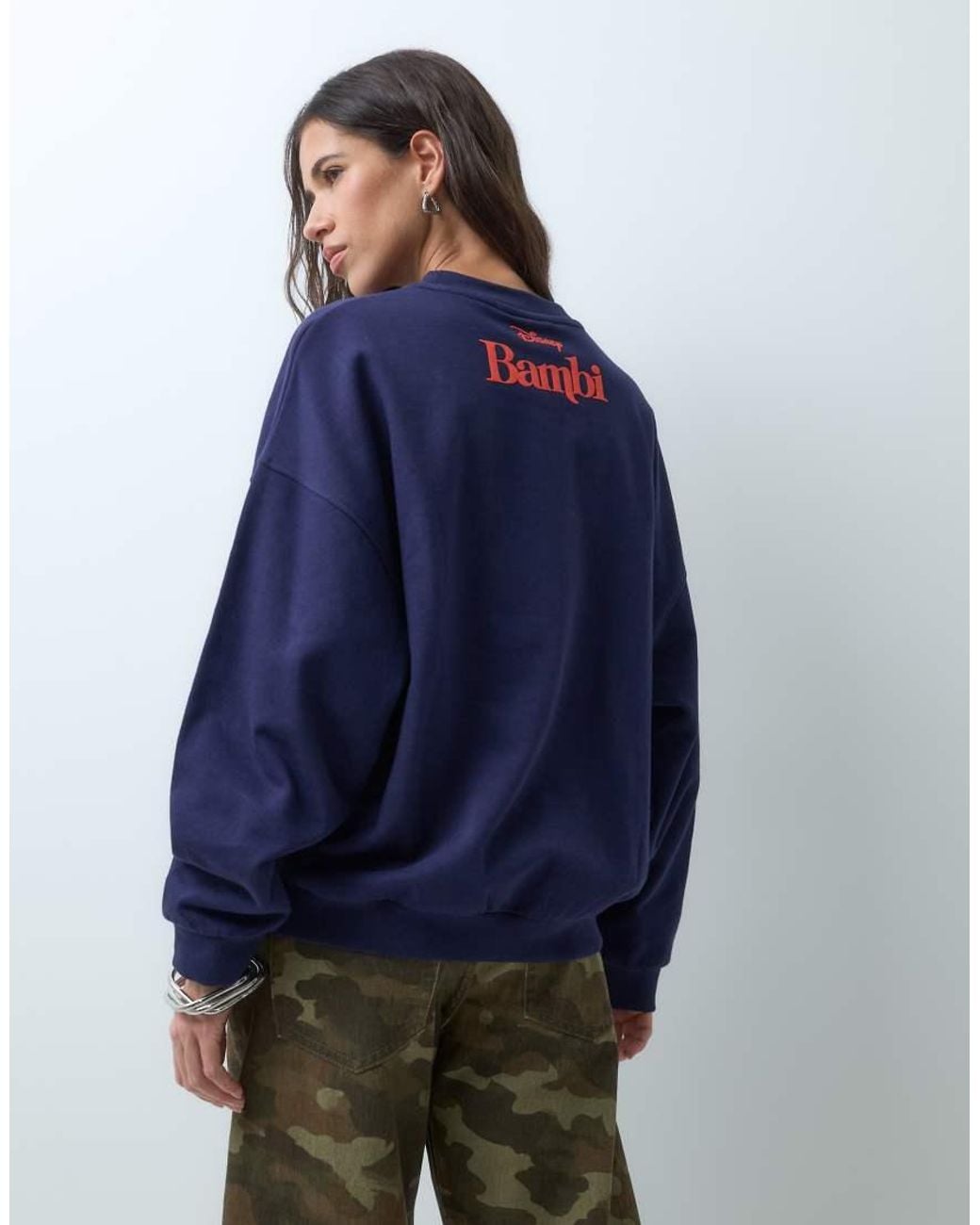 ASOS Blue Disney Sweatshirt With Disney Classic Print