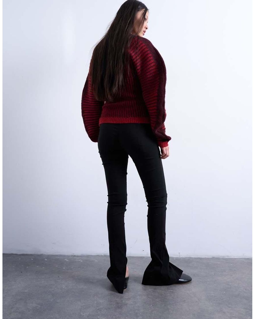 TOPSHOP Black Skinny Extra Long legging