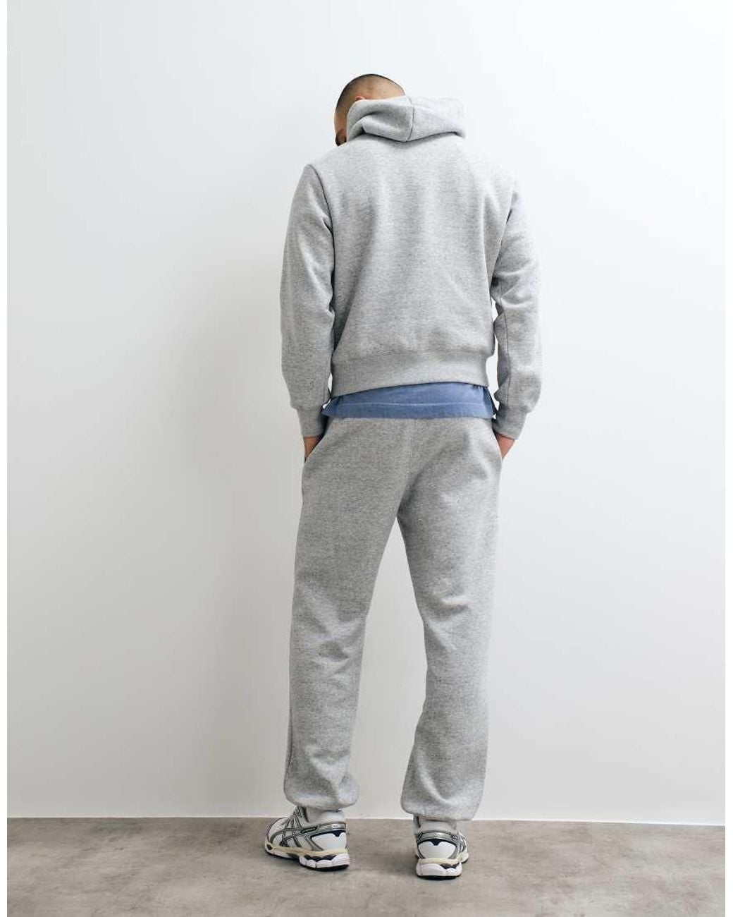 Champion Gray Modern Heritage Elastic Cuff Joggers for men