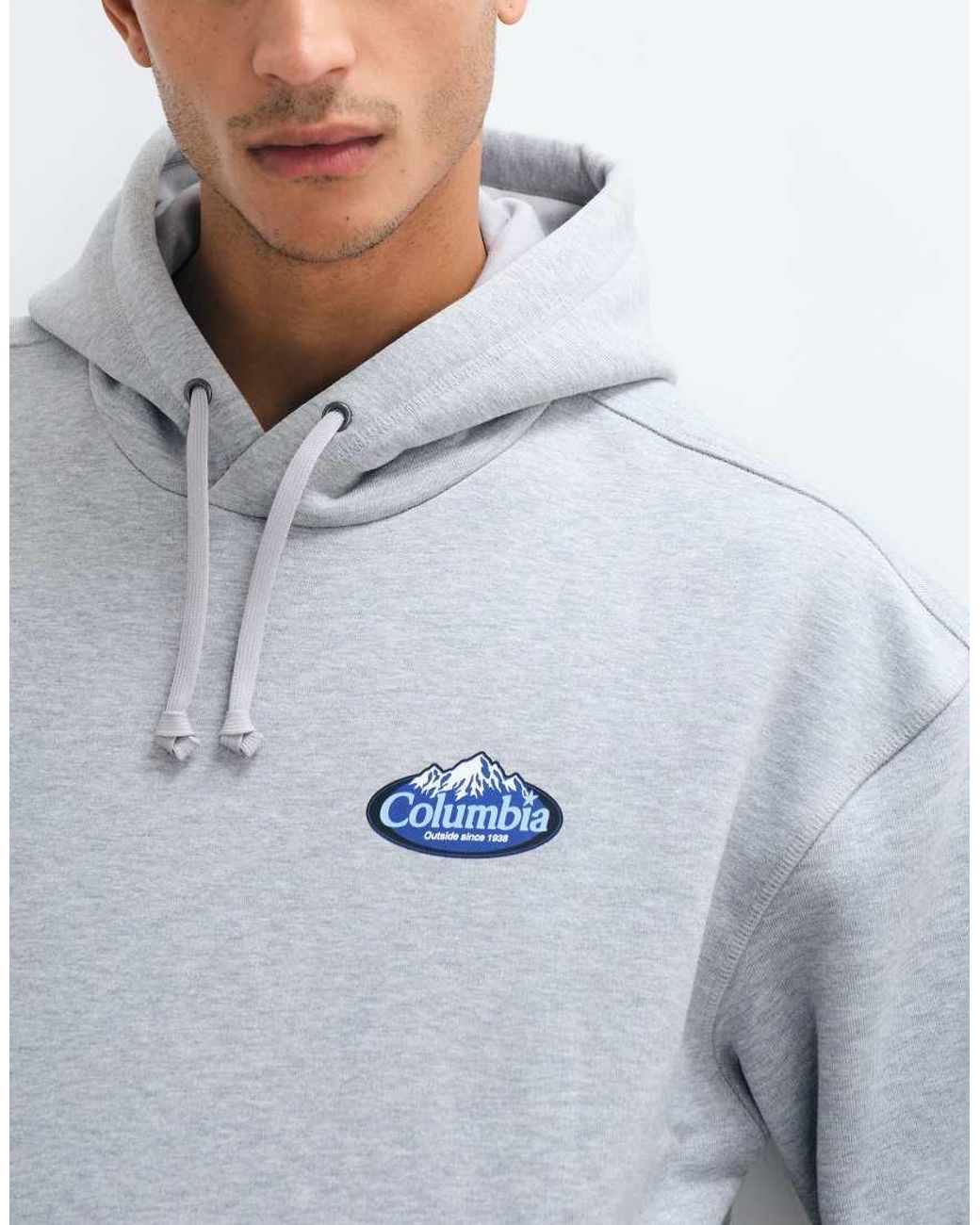 Columbia Blue Street Tech Snowy Peaks Heavyweight Hoodie for men