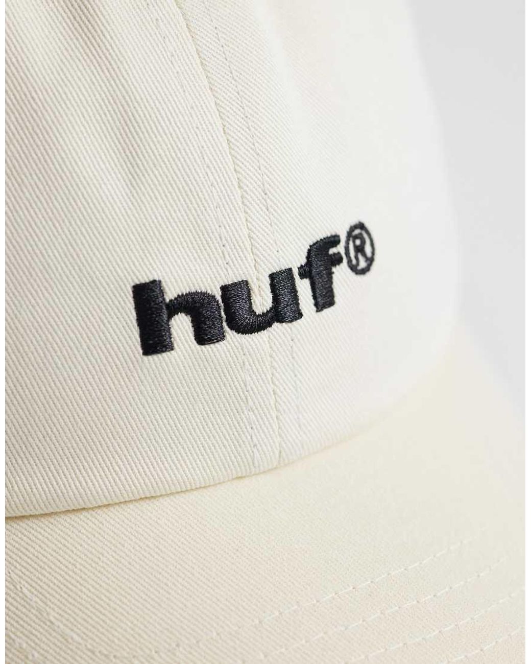 Huf Natural Logo 6 Panel Cap for men