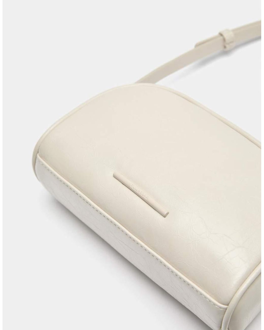 Borsa A Tracolla Basic Écru di Pull&Bear in White