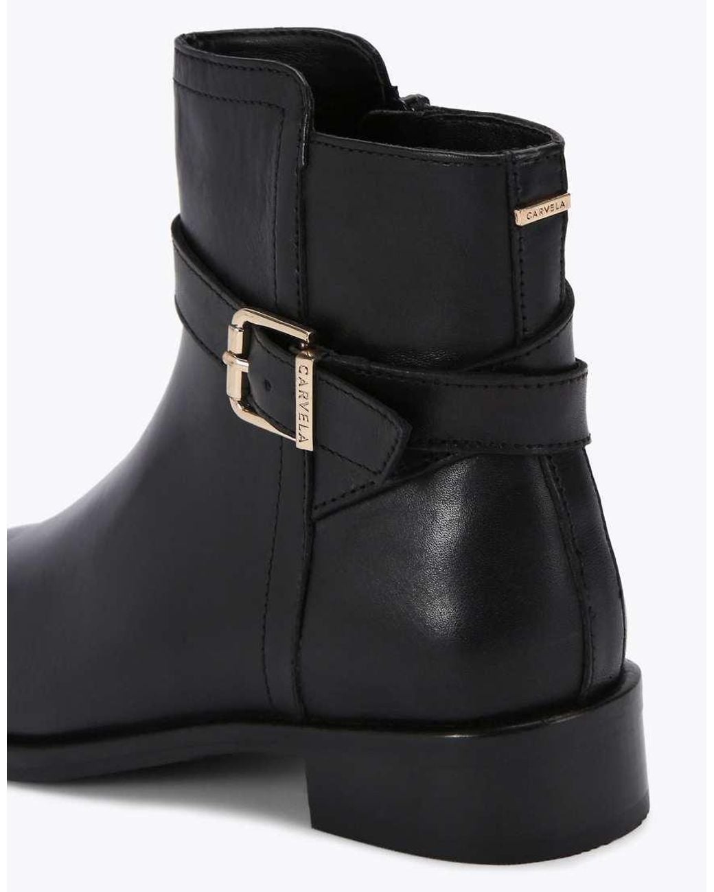 Carvela Kurt Geiger Black Pienza Boot Low Ankle Boots