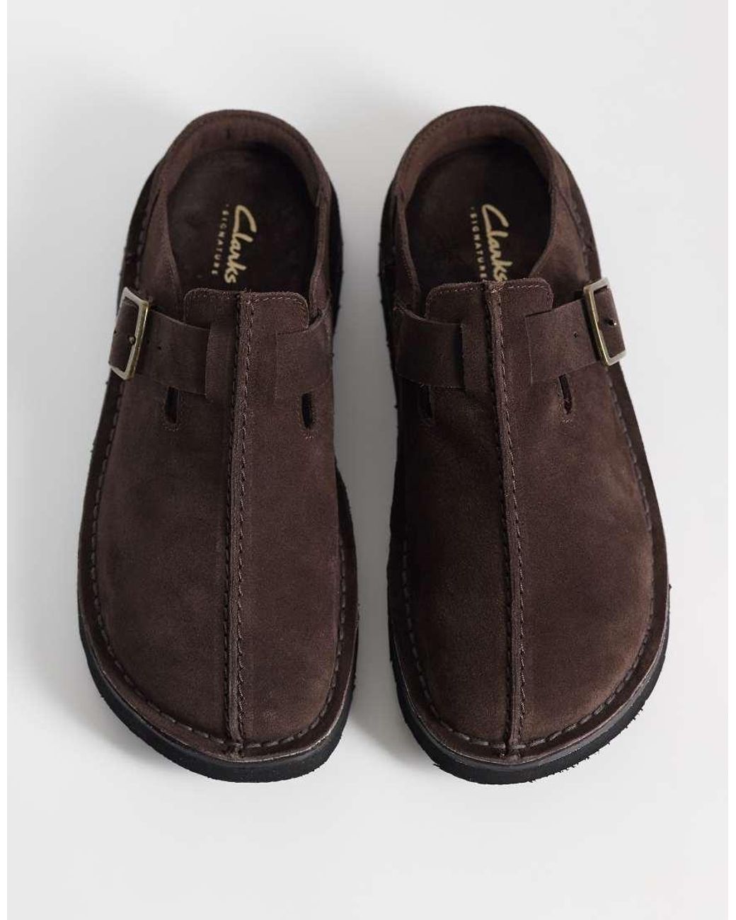 Clarks Brown Solsbury Mule