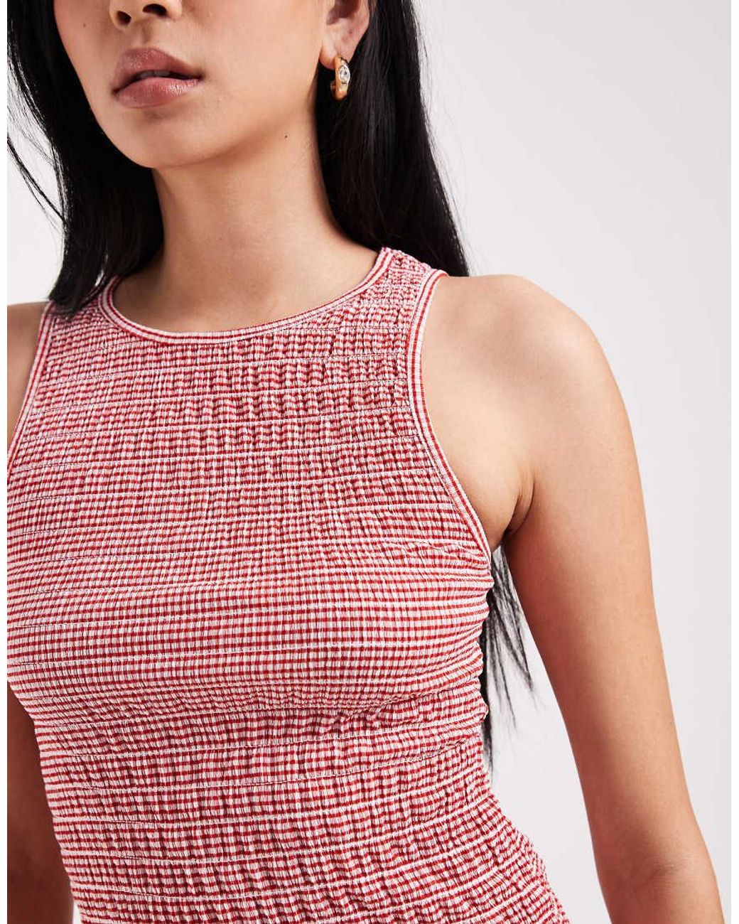 ONLY Pink Sleeveless Midaxi Smock Dress