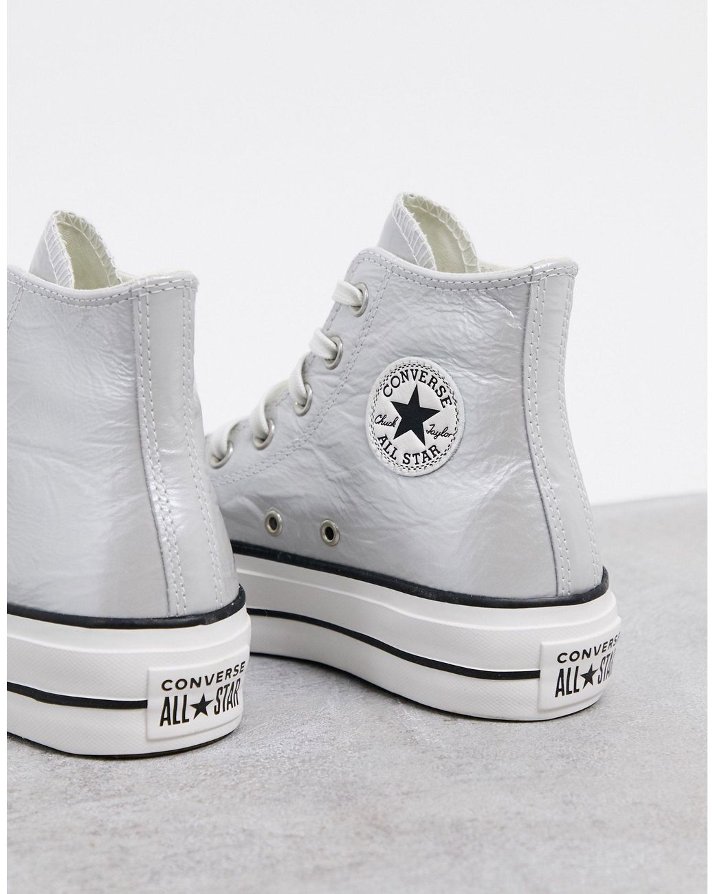 platform metallic converse