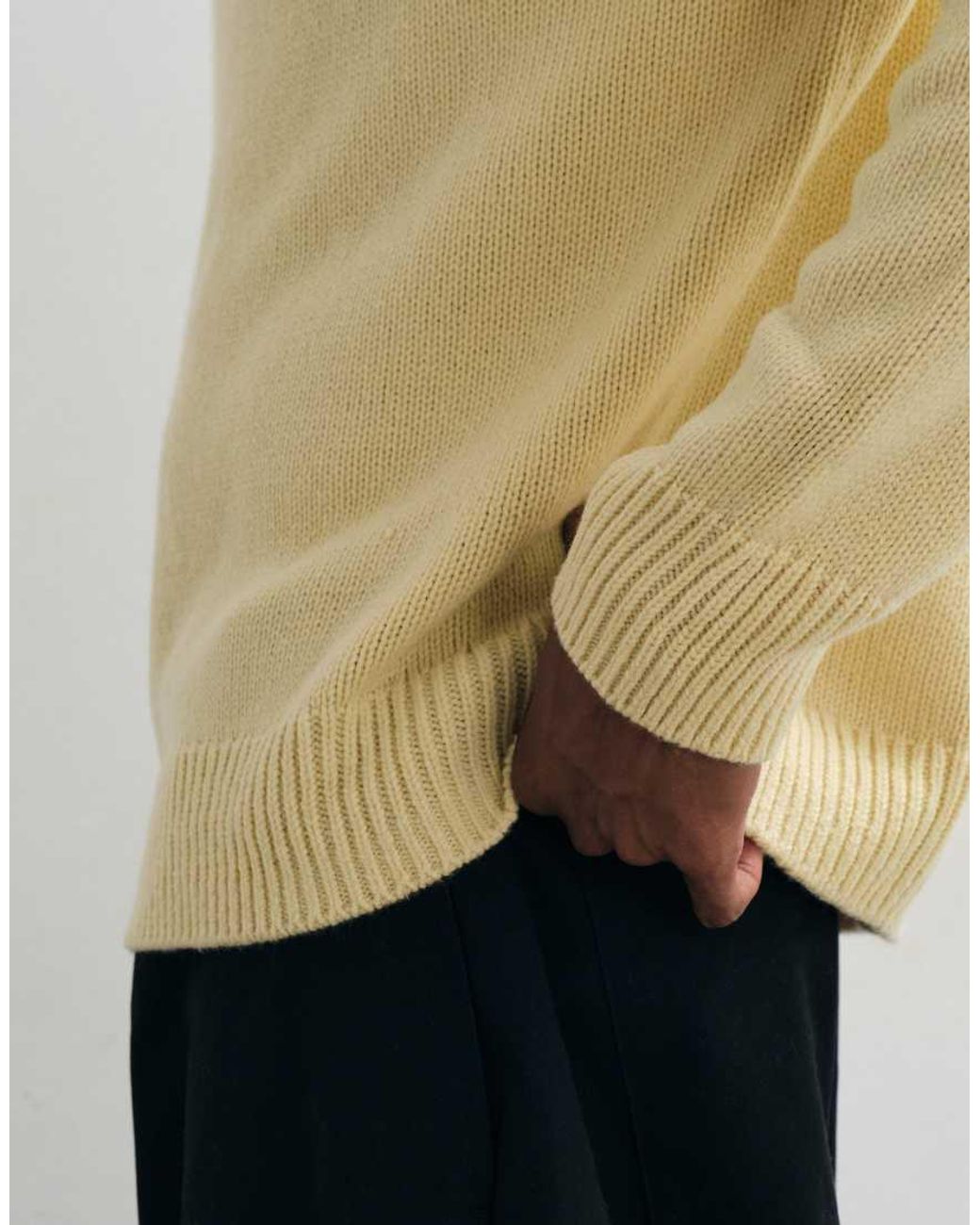 ARKET Natural Wool Blend Oversized Jumper for men