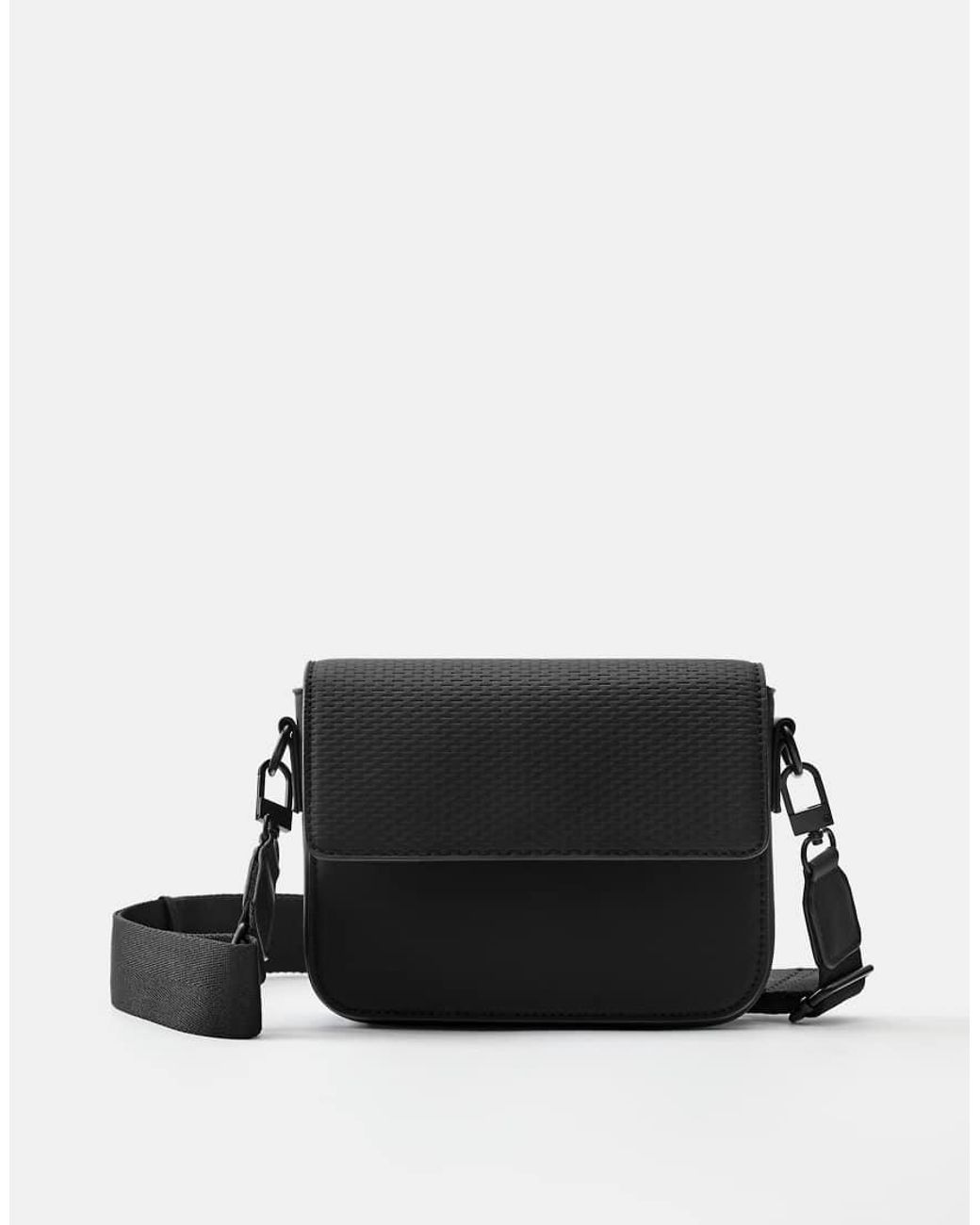 Borsa A Tracolla Nera di Pull&Bear in Black da Uomo