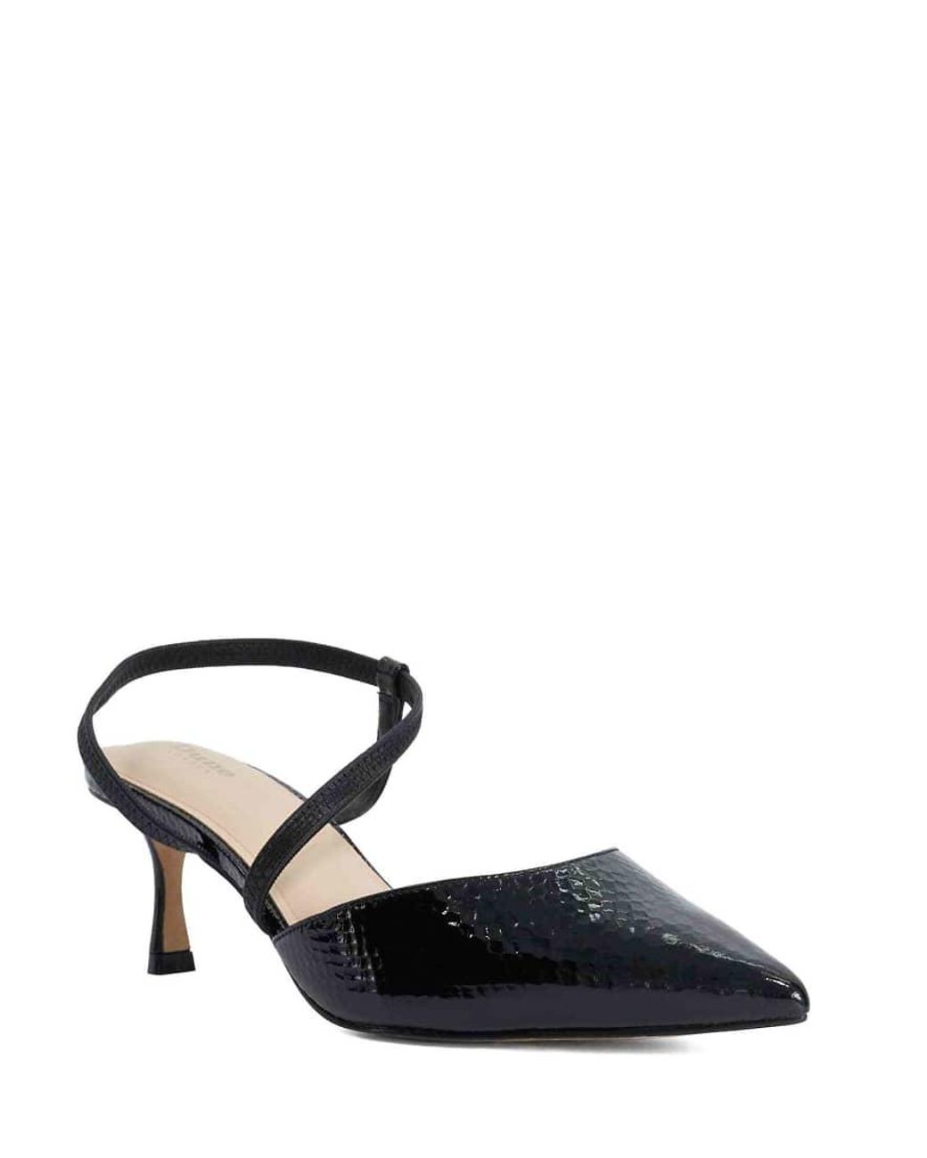 Dune Black Charming Court Shoes