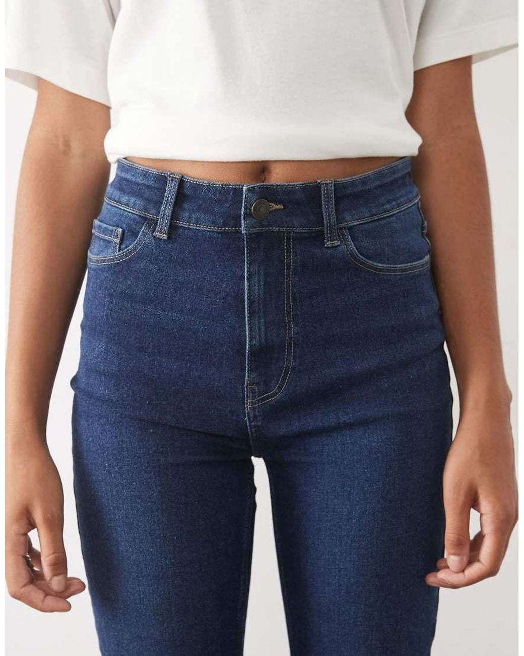 JDY Tall Blue High Waist Bootcut Jeans