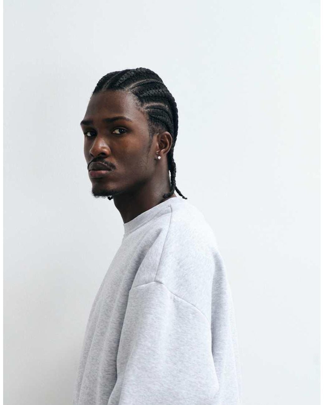Cotton On White Relaxed Crew Sweater for men