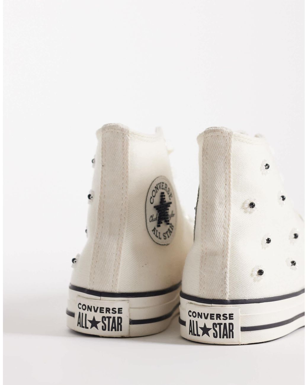 Chuck taylor all star - baskets montantes avec perles - blanc cassé Converse en coloris White