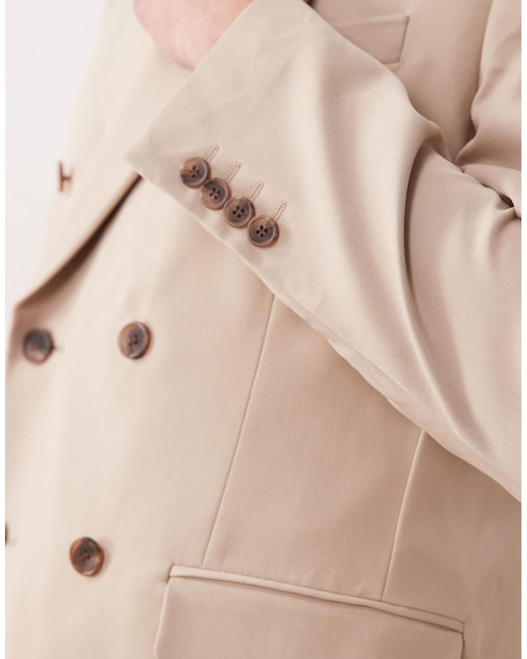Veste ASOS pour homme en coloris Natural