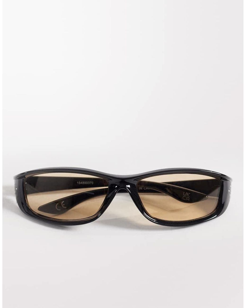 ASOS Natural Wrap Sunglasses for men
