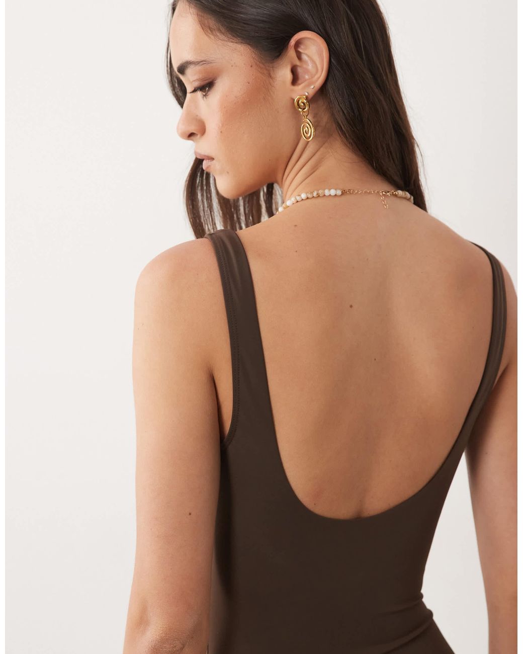 ASOS Brown – badeanzug