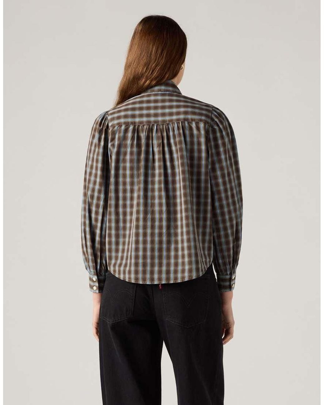 Levi's Gray Judice Western Shirt 007Xn-0008
