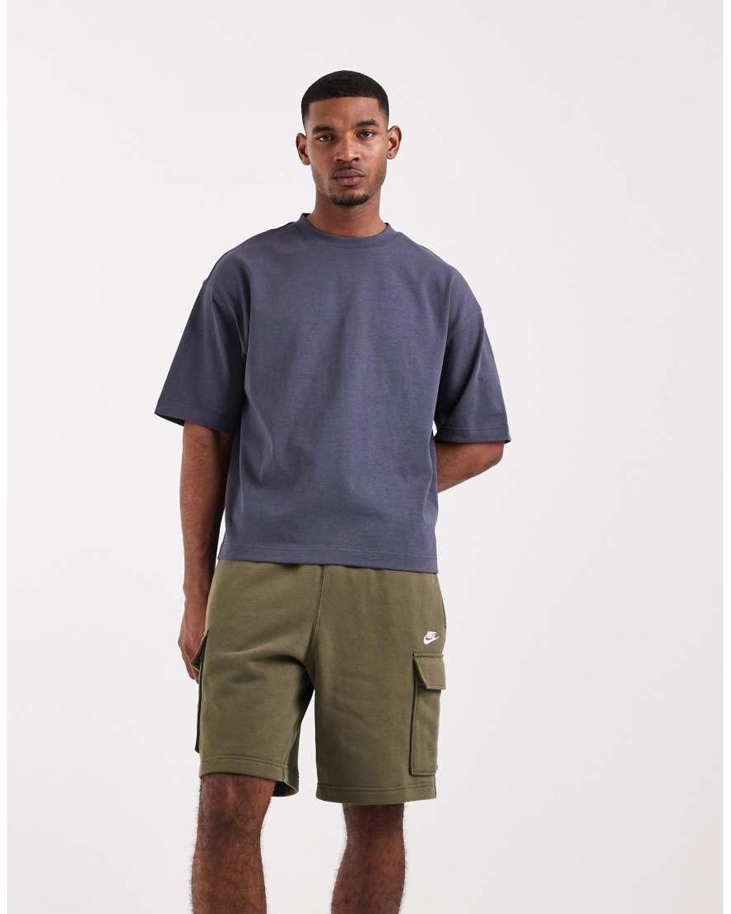 Nike Pink Club Fleece Cargo Shorts for men