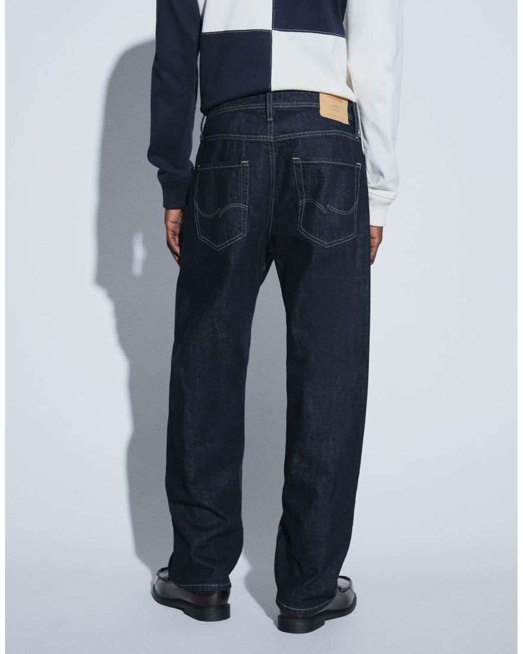 Jack & Jones Blue Eddie Loose Fit Jeans for men