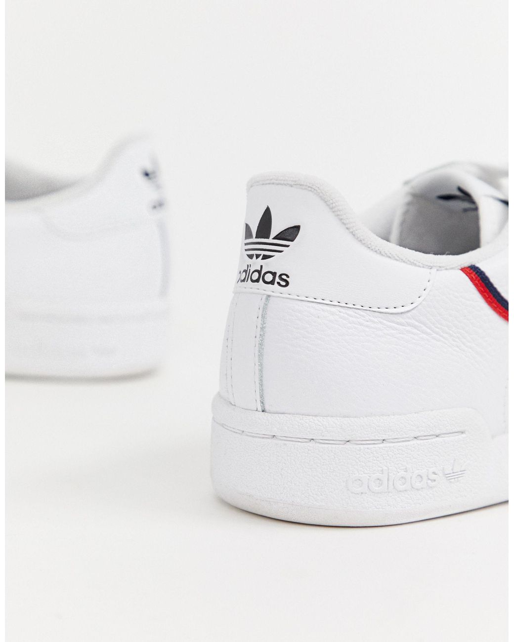 adidas originals continental 80s sneakers in triple white