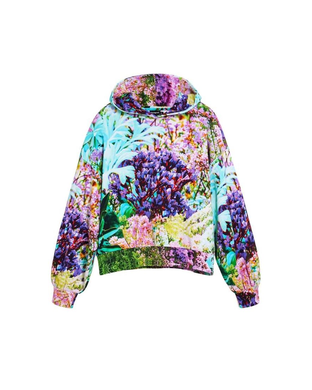 Desigual Blue Wild Garden Sweatshirt