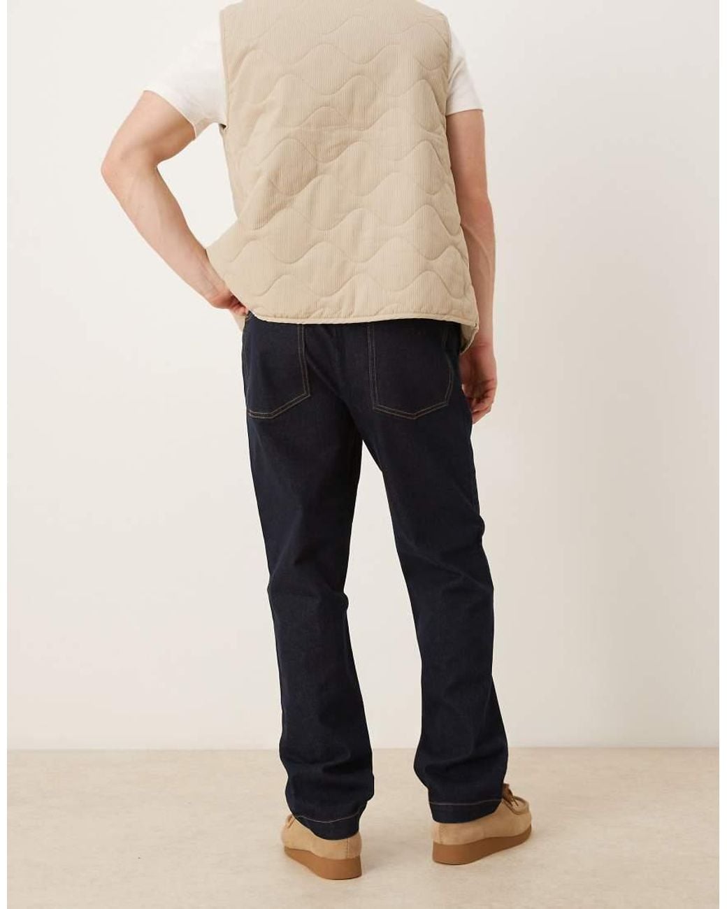 ASOS Natural Straight Jeans for men