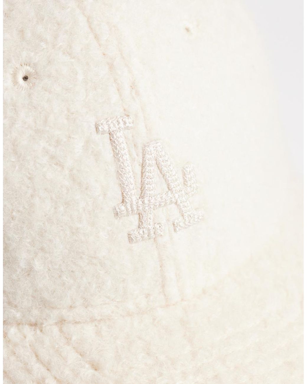 KTZ Natural La Dodgers Logo 9Forty Borg Cap