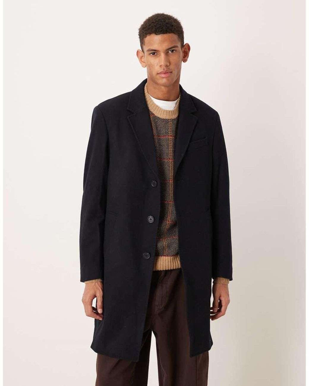 Cappotto Sartoriale di Mango in Blue da Uomo