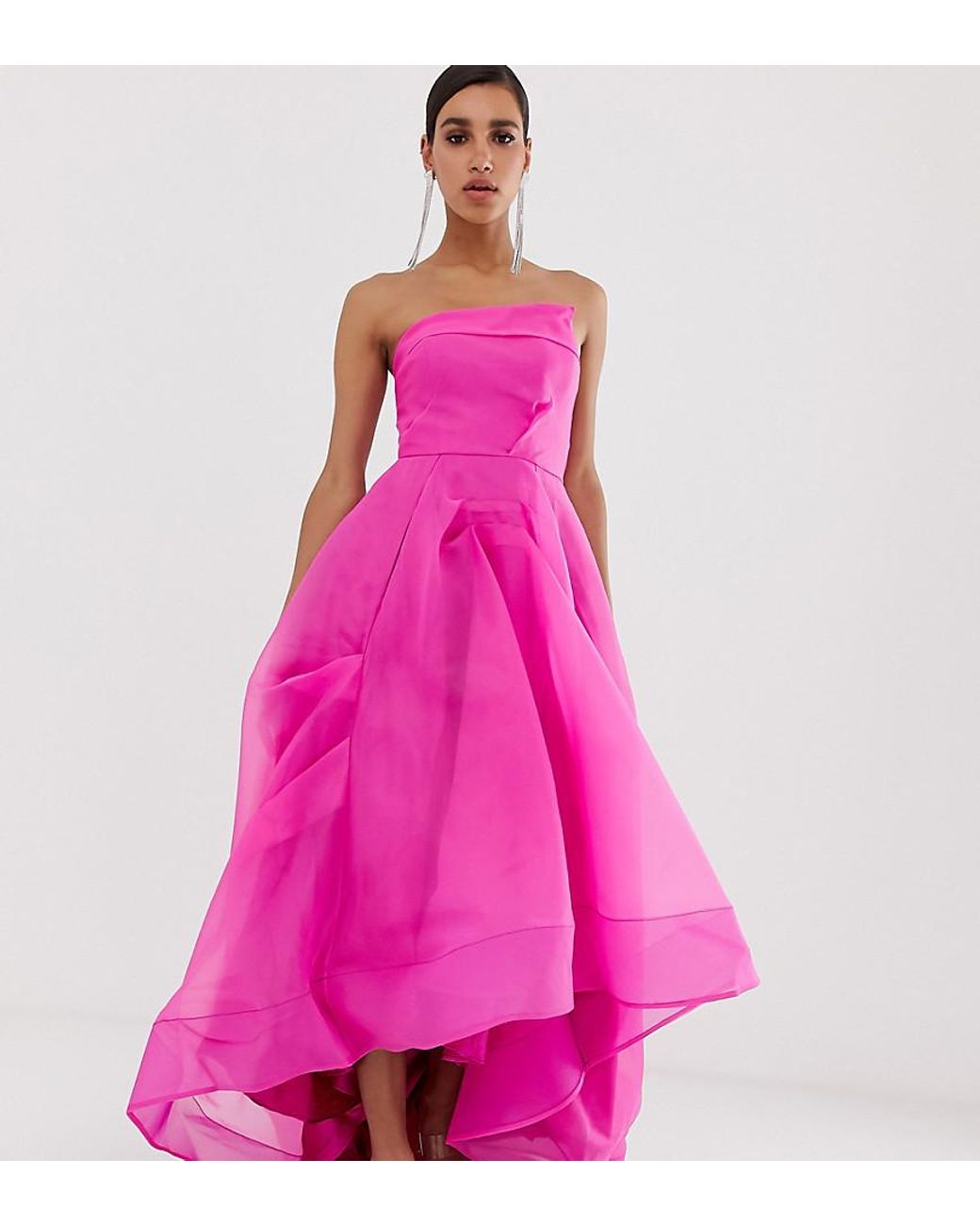 Bariano sweetheart fishtail maxi dress in lace sale