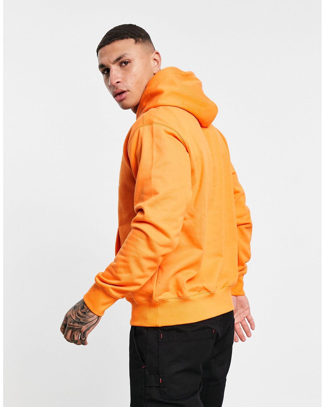 Carhartt wip outlet orange hoodie