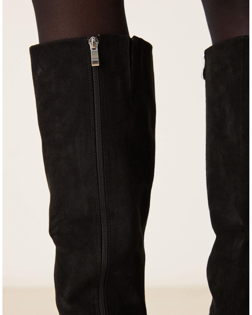 Raid Black Ishbel Block Heeled Boots