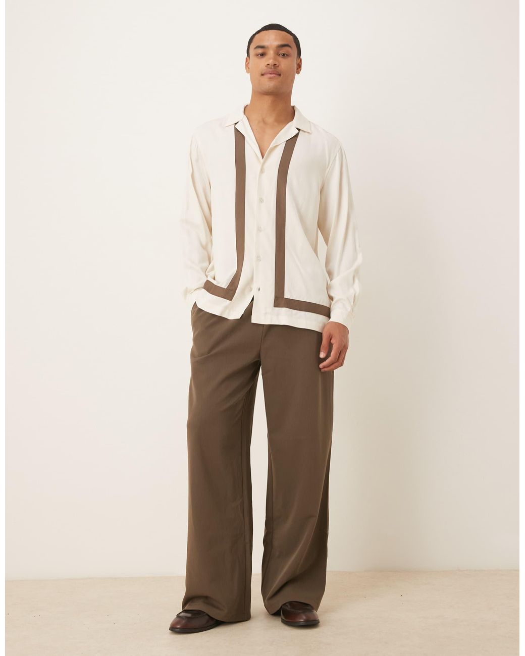 ASOS – hemd in Natural für Herren
